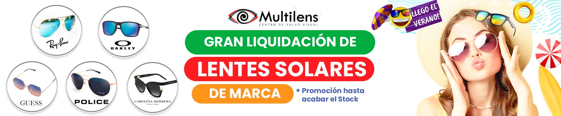 Lentes solares de marca Multilens