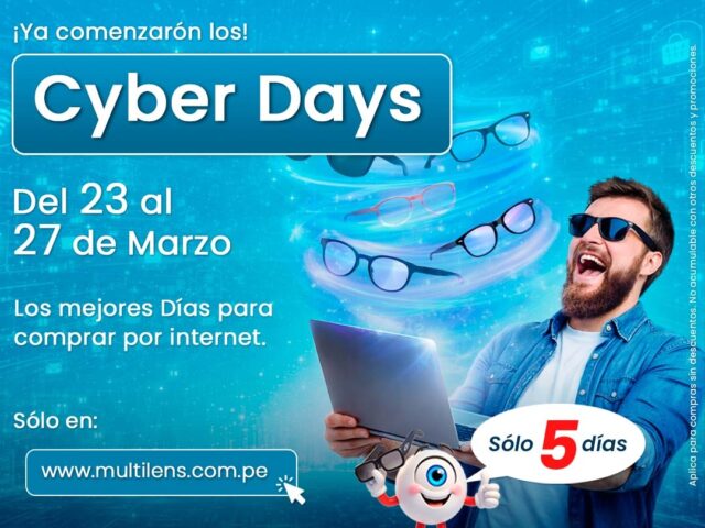 Cyber Days Multilens compra lentes online con descuentos
